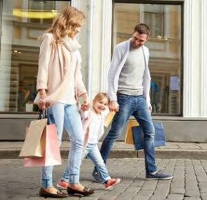 Familie-Shoppingtour Familie-Shoppingtour